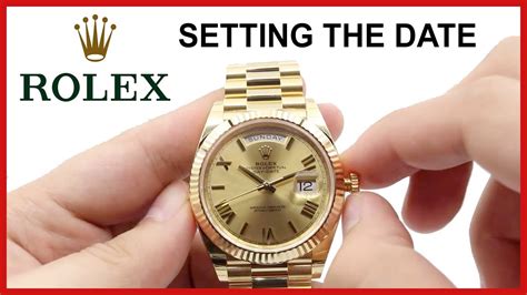 how to adjust the time on a rolex watch|change time on Rolex datejust.